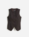 CHOCOLATE WIDE PINSTRIPE
