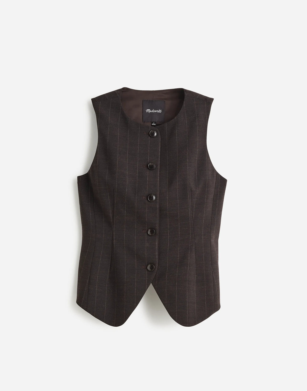 CHOCOLATE WIDE PINSTRIPE