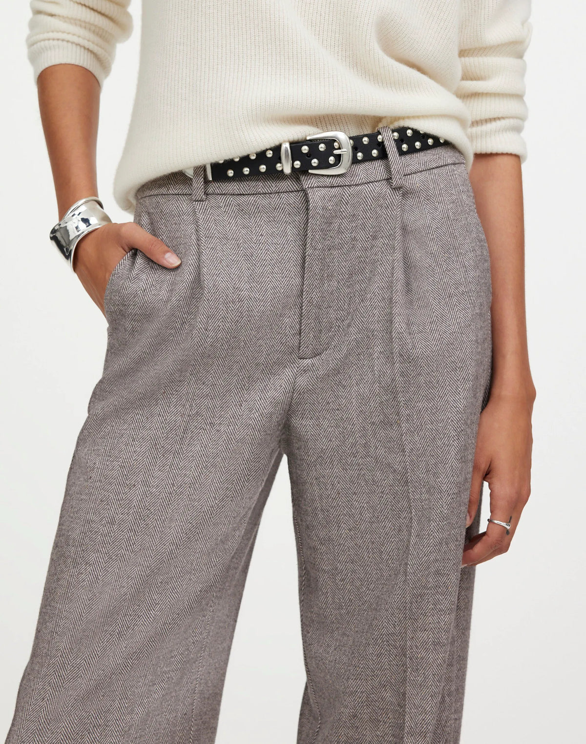 SLATE GREY HERRINGBONE