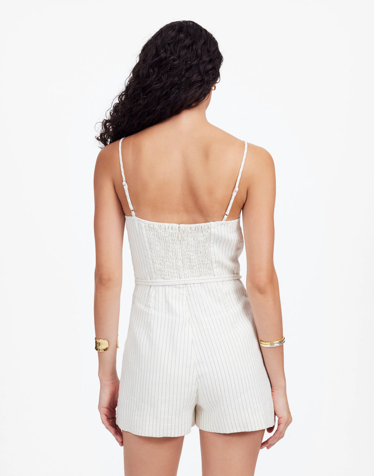 IVORY BLACK PINSTRIPE