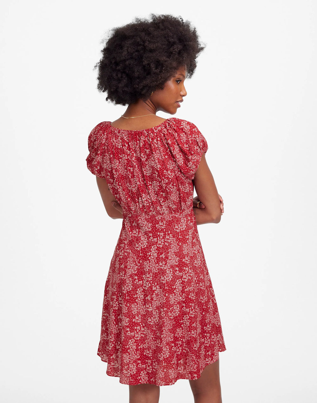 HARPER FLORAL RED WHITE