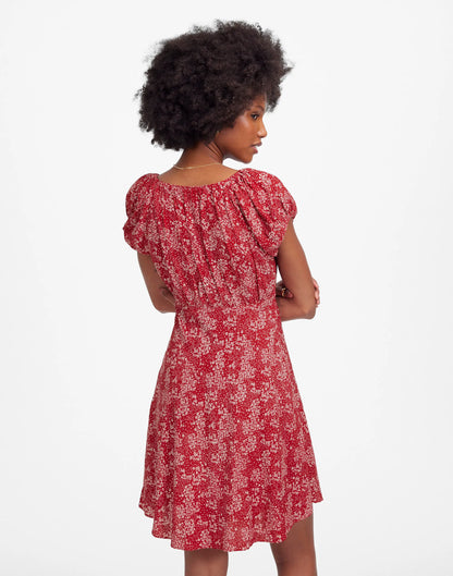 HARPER FLORAL RED WHITE