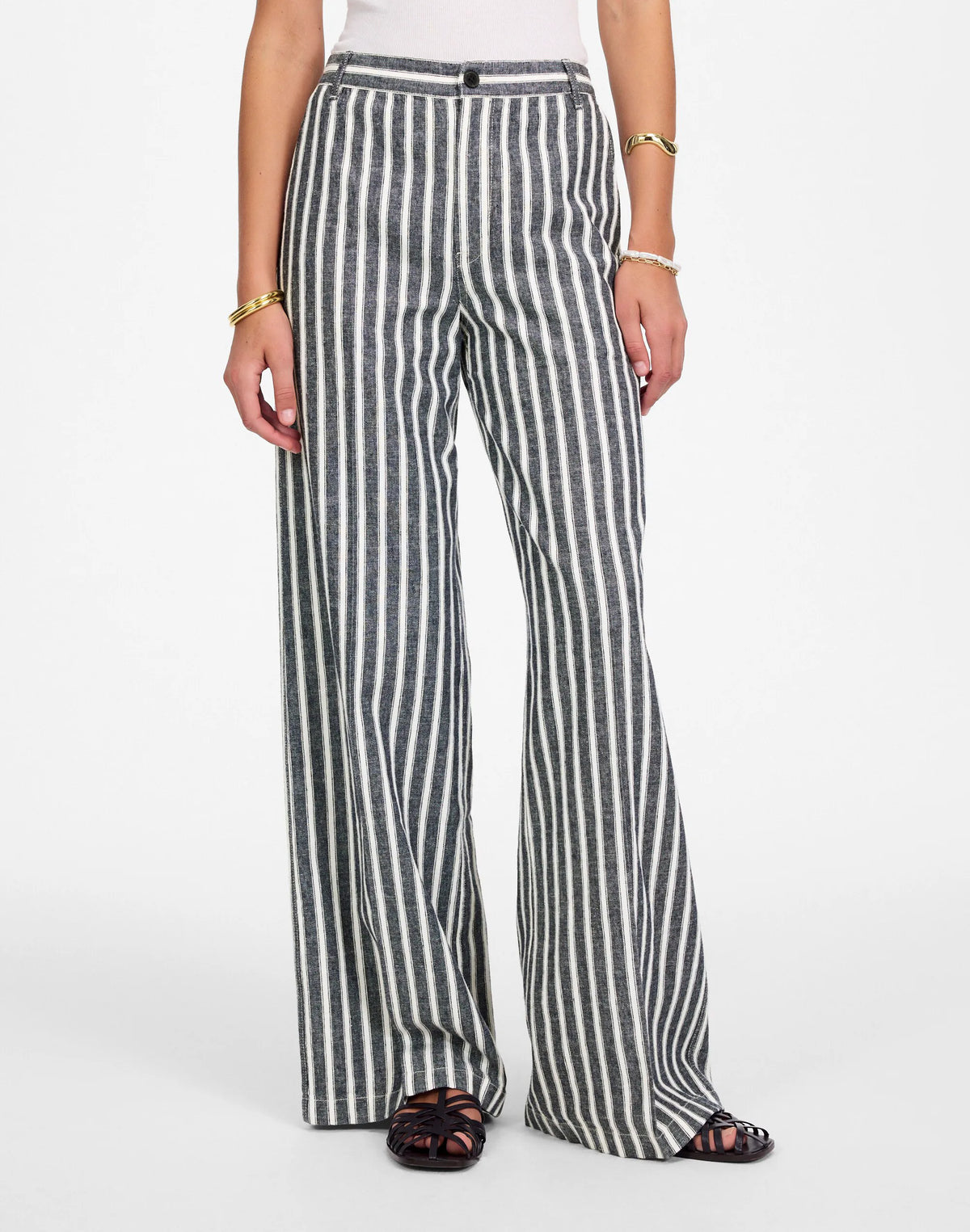 NAVY WHITE STRIPE