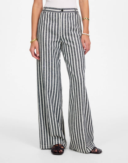 NAVY WHITE STRIPE