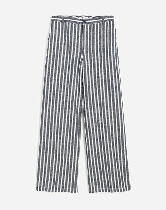 NAVY WHITE STRIPE