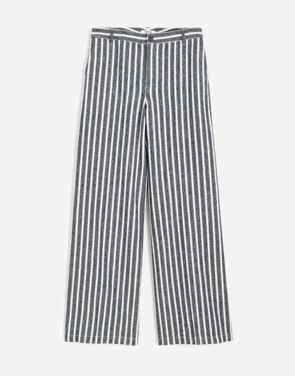 NAVY WHITE STRIPE