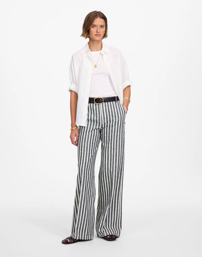 NAVY WHITE STRIPE