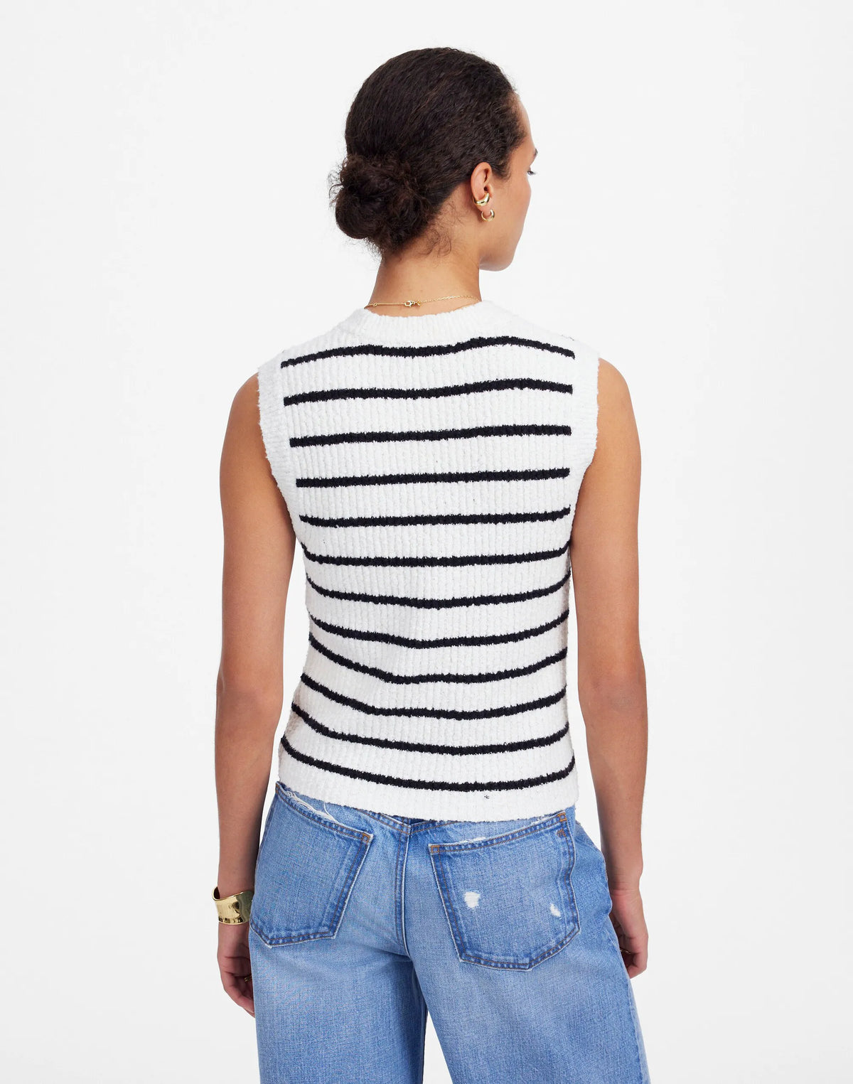 CREAM BLACK STRIPE