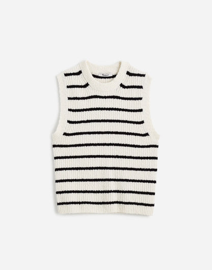CREAM BLACK STRIPE