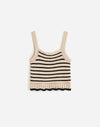 NATURAL AND BLACK STRIPE