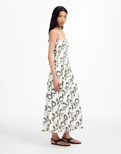 GRAPHIC SUNFLOWERS WHITE
