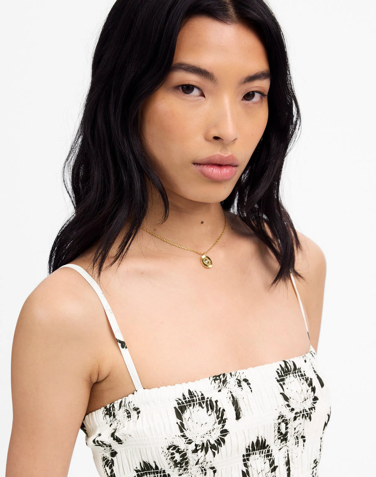 GRAPHIC SUNFLOWERS WHITE