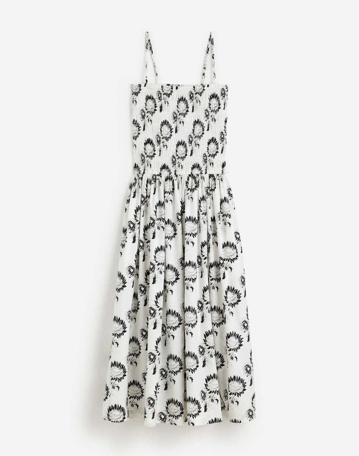 GRAPHIC SUNFLOWERS WHITE