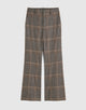 BROWN GRAY PLAID