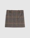 BROWN GRAY PLAID