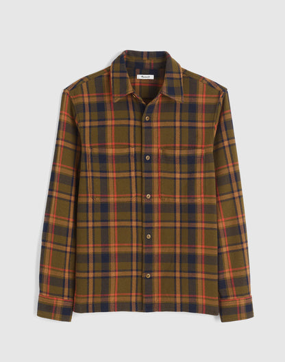 OLIVE PLAID