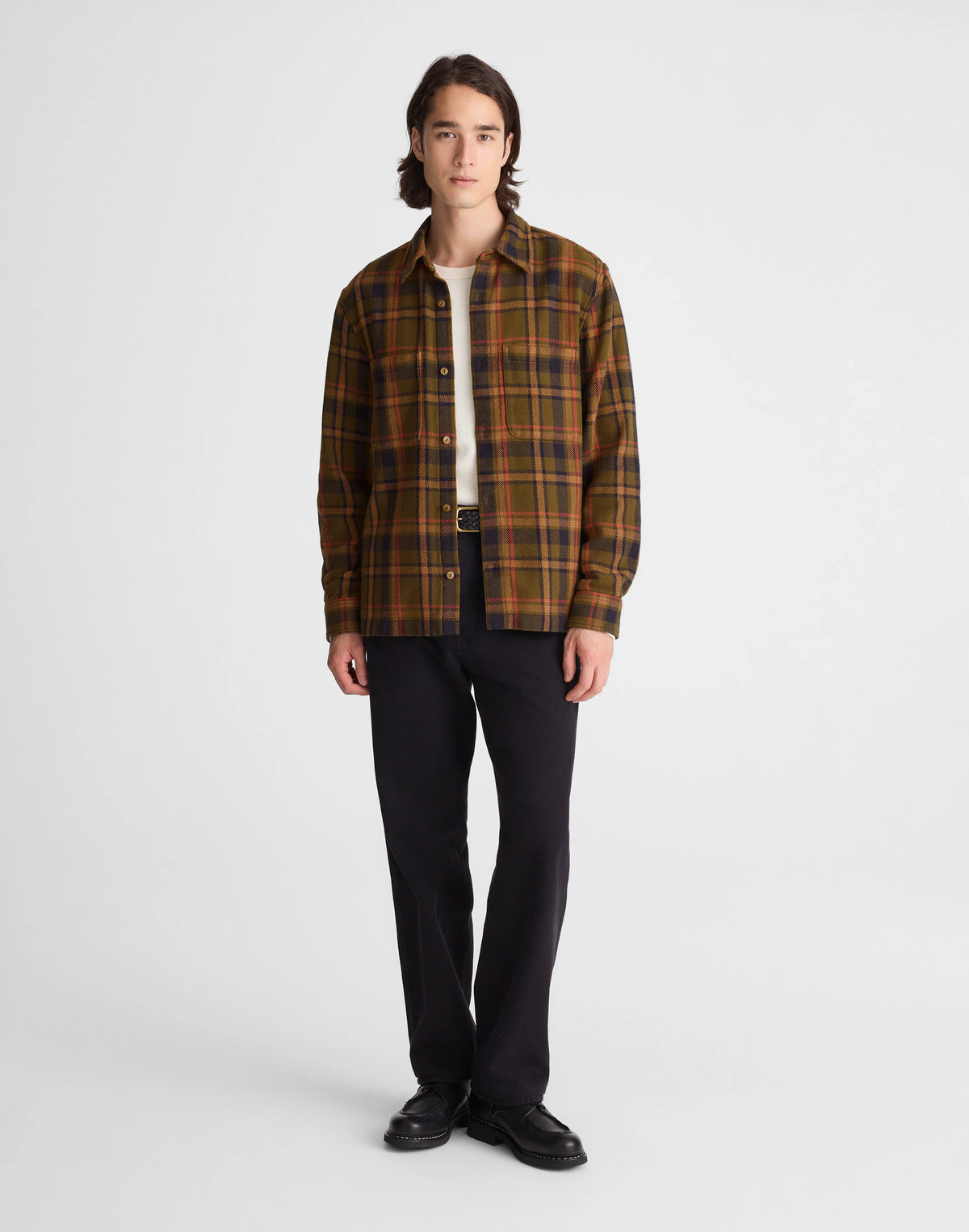 OLIVE PLAID