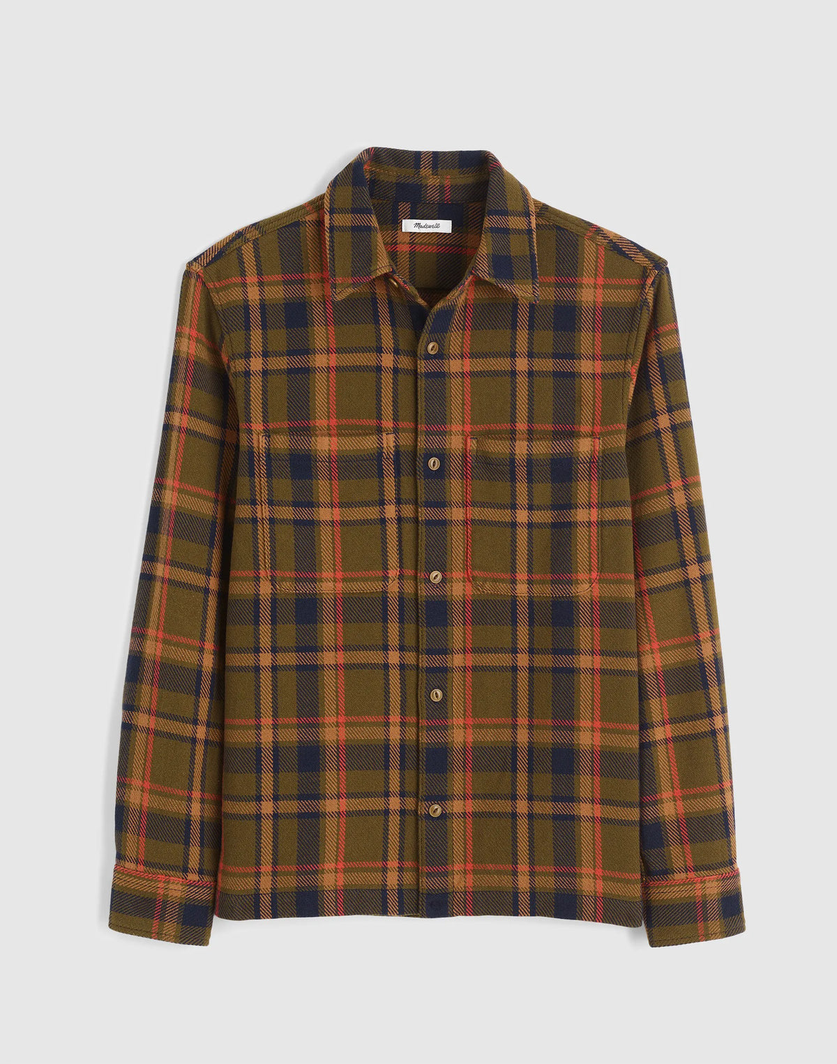 OLIVE PLAID