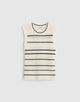 JET BLACK MINI STRIPE