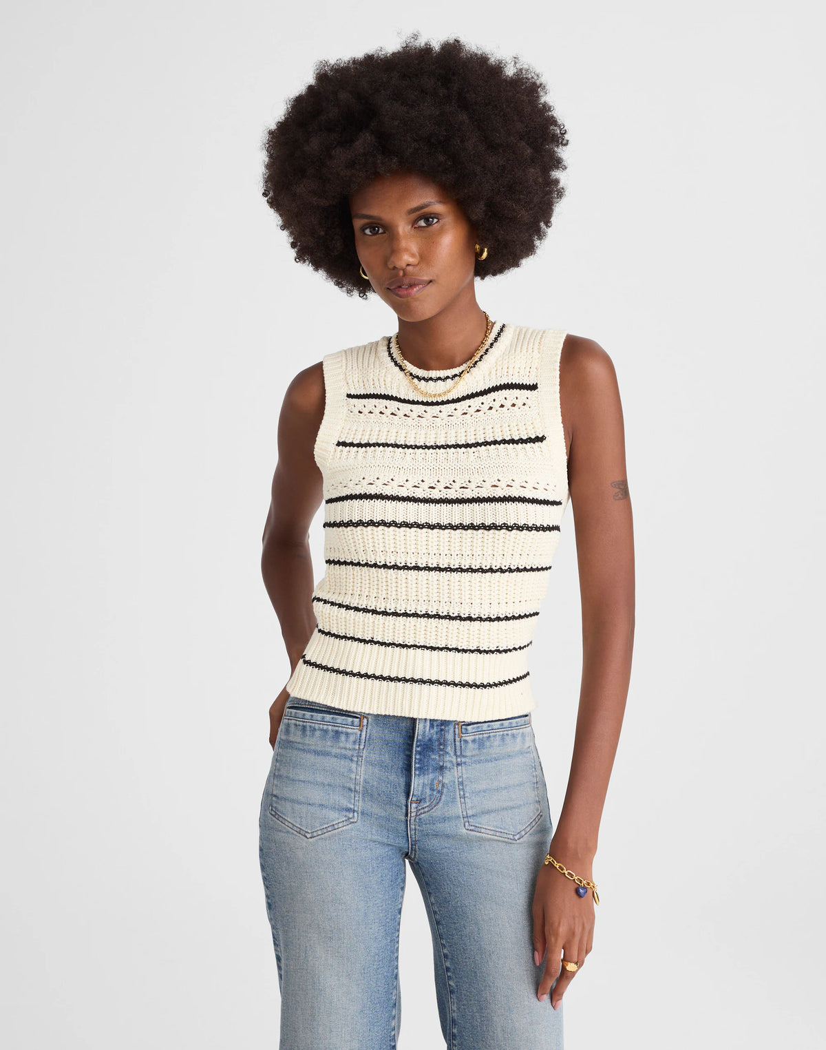 JET BLACK MINI STRIPE