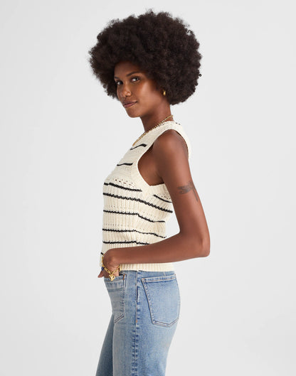 JET BLACK MINI STRIPE