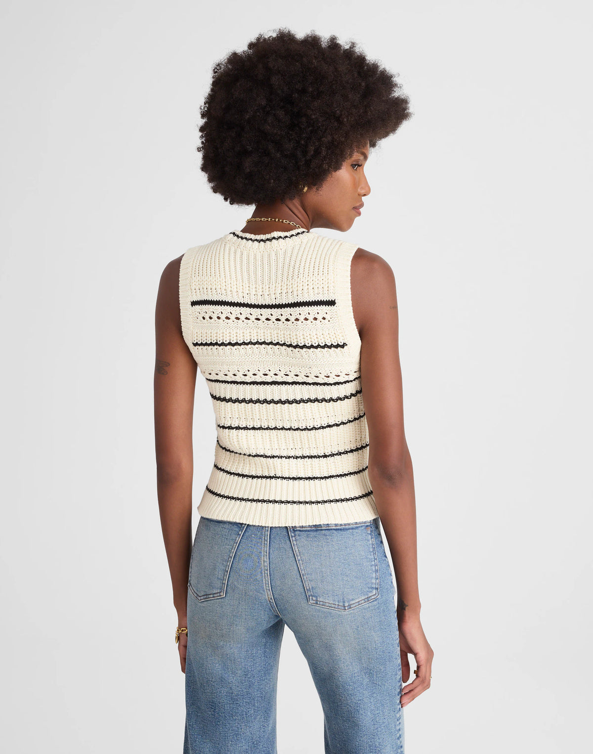 JET BLACK MINI STRIPE