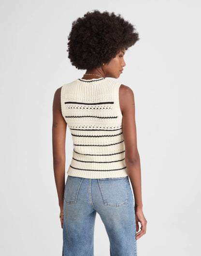 JET BLACK MINI STRIPE