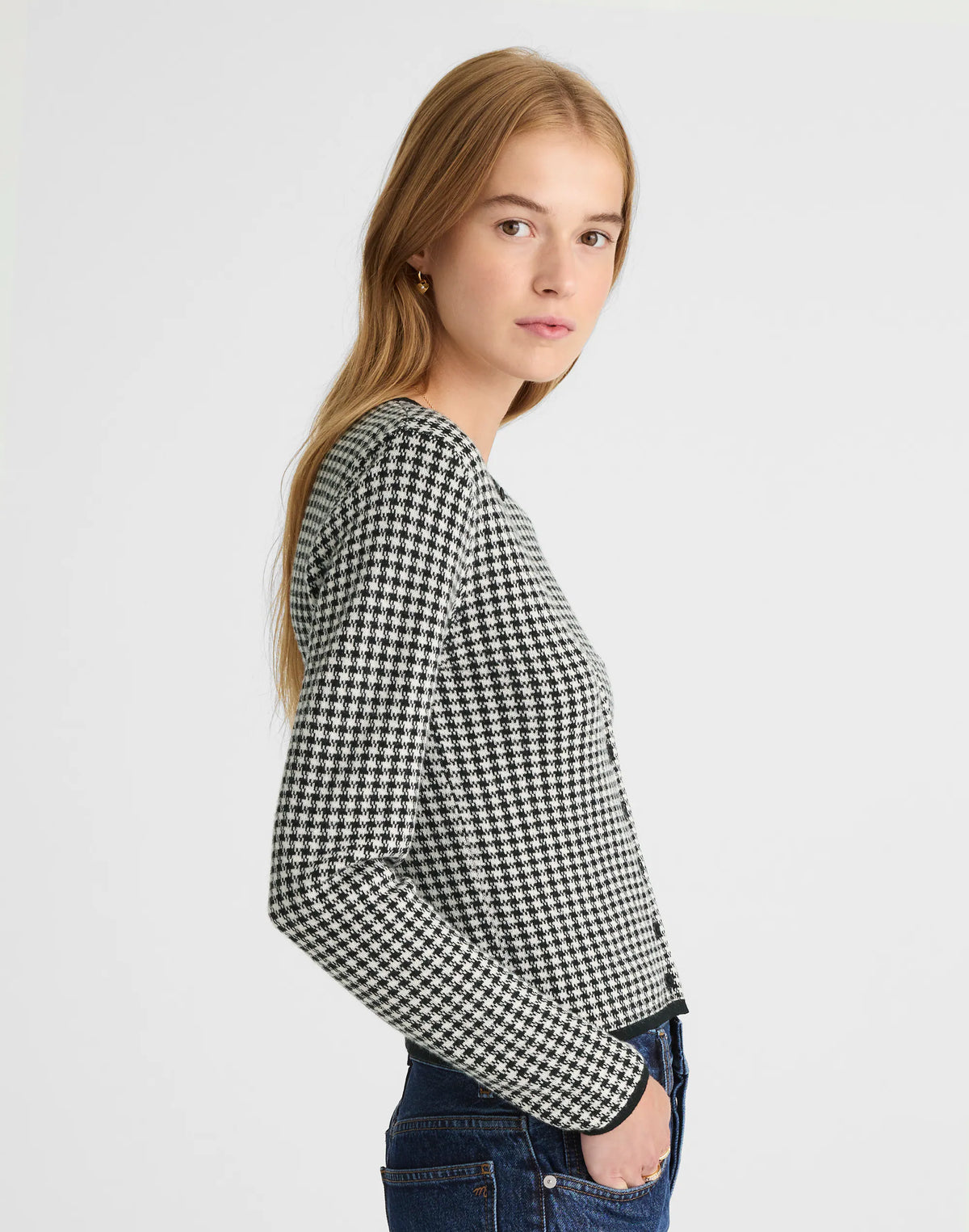 OFF WHITE HOUNDSTOOTH