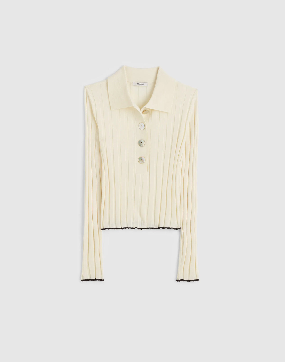 IVORY WITH MOLASSES TIPPING