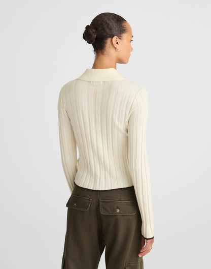 IVORY WITH MOLASSES TIPPING