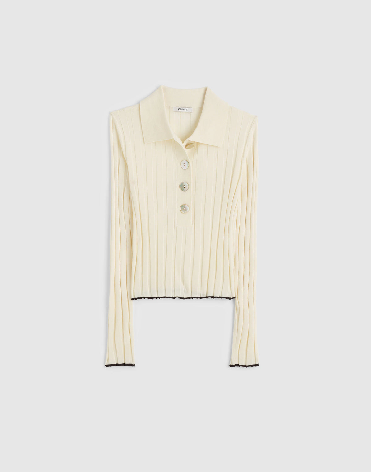 IVORY WITH MOLASSES TIPPING