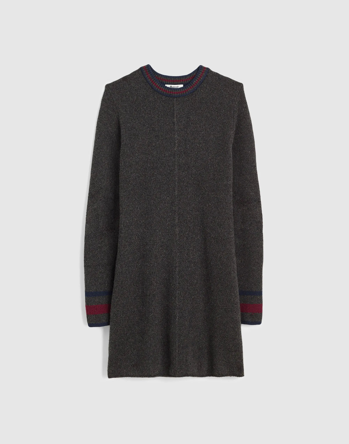 CHARCOAL PLACED STRIPE