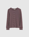 TWEETY STRIPE DARK POM AND W