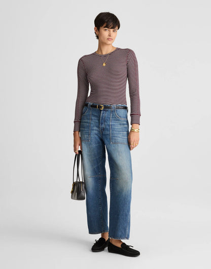 TWEETY STRIPE DARK POM AND W