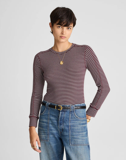 TWEETY STRIPE DARK POM AND W