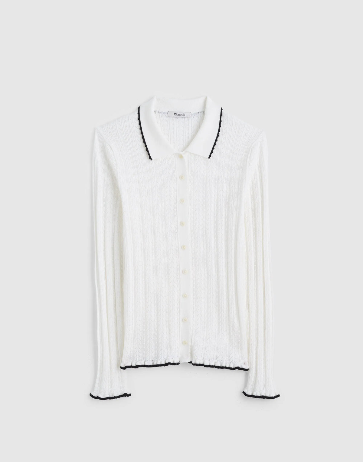 SOFT WHITE WITH BLACK