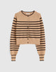 HTHR CAMEL STRIPE