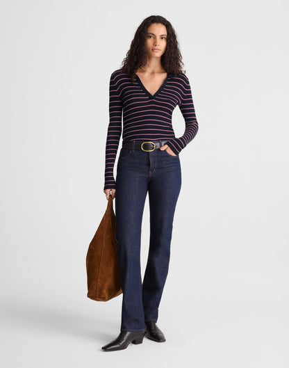 DARK NAVY MULTI STRIPE