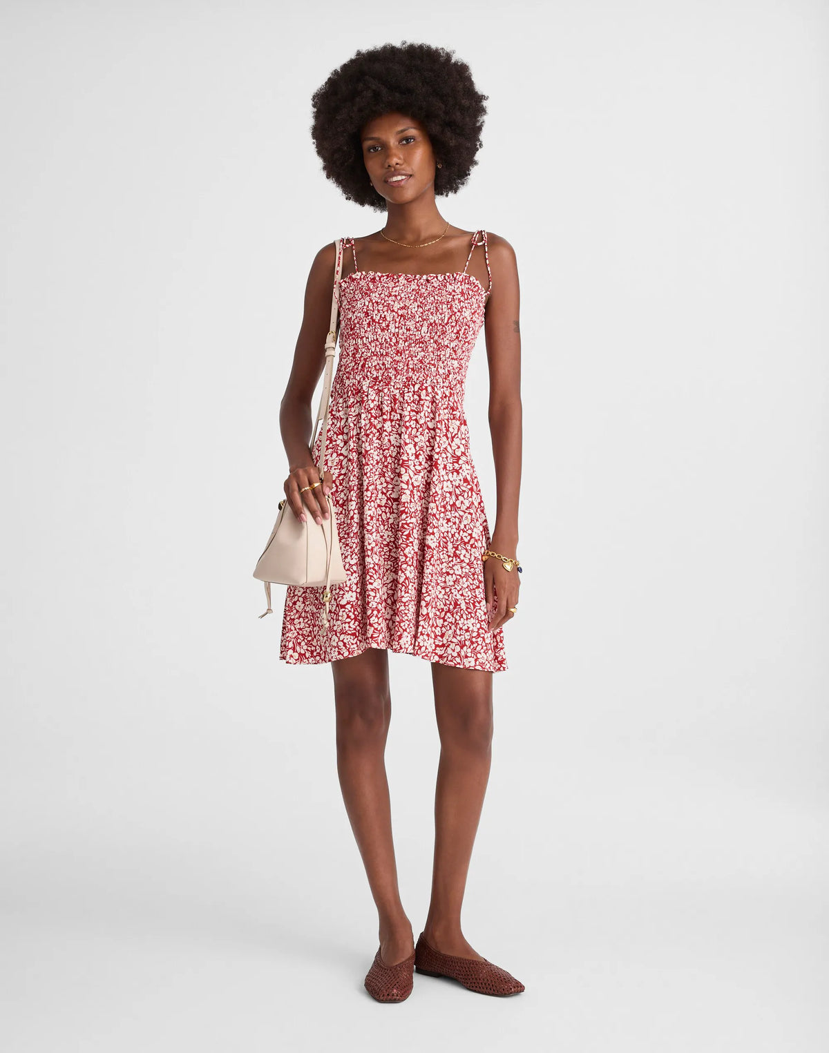 AMANDA FLORAL  RED