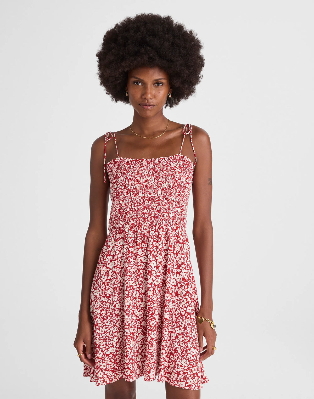 AMANDA FLORAL  RED