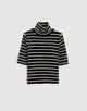 BLACK AND IVORY STRIPE