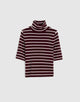 DARK POMEGRANATE STRIPE
