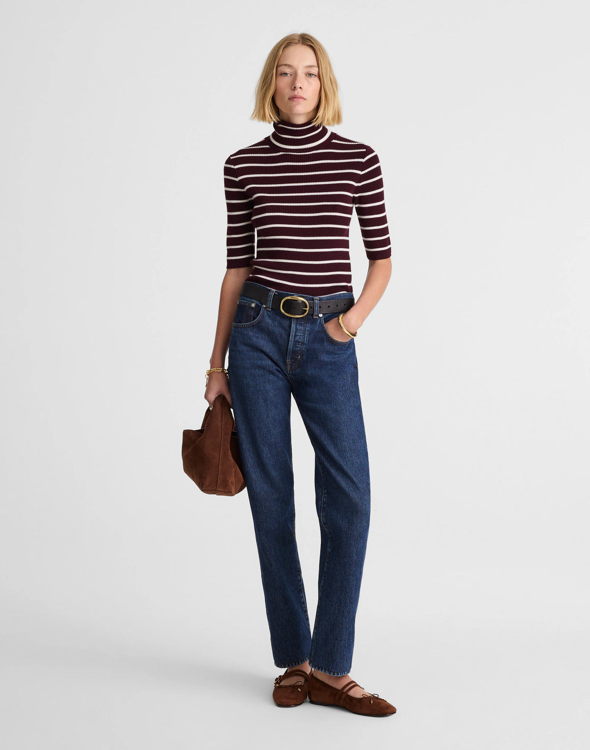 DARK POMEGRANATE STRIPE