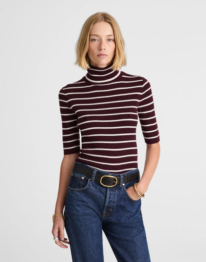 DARK POMEGRANATE STRIPE