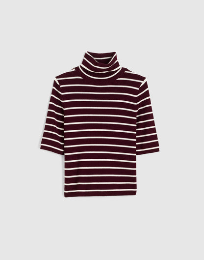 DARK POMEGRANATE STRIPE