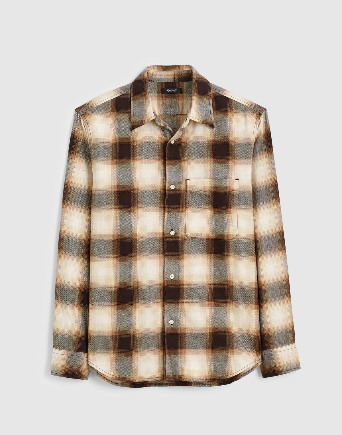 RICH CAMEL FADE PLAID