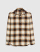 RICH CAMEL FADE PLAID