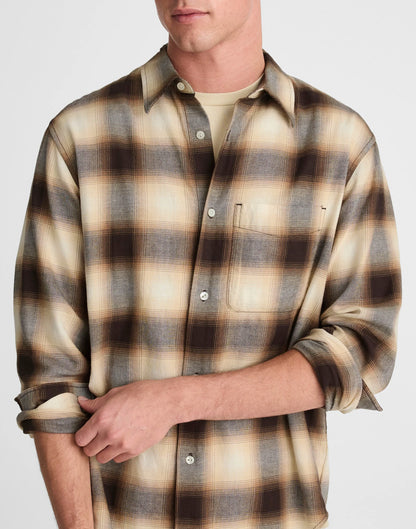 RICH CAMEL FADE PLAID