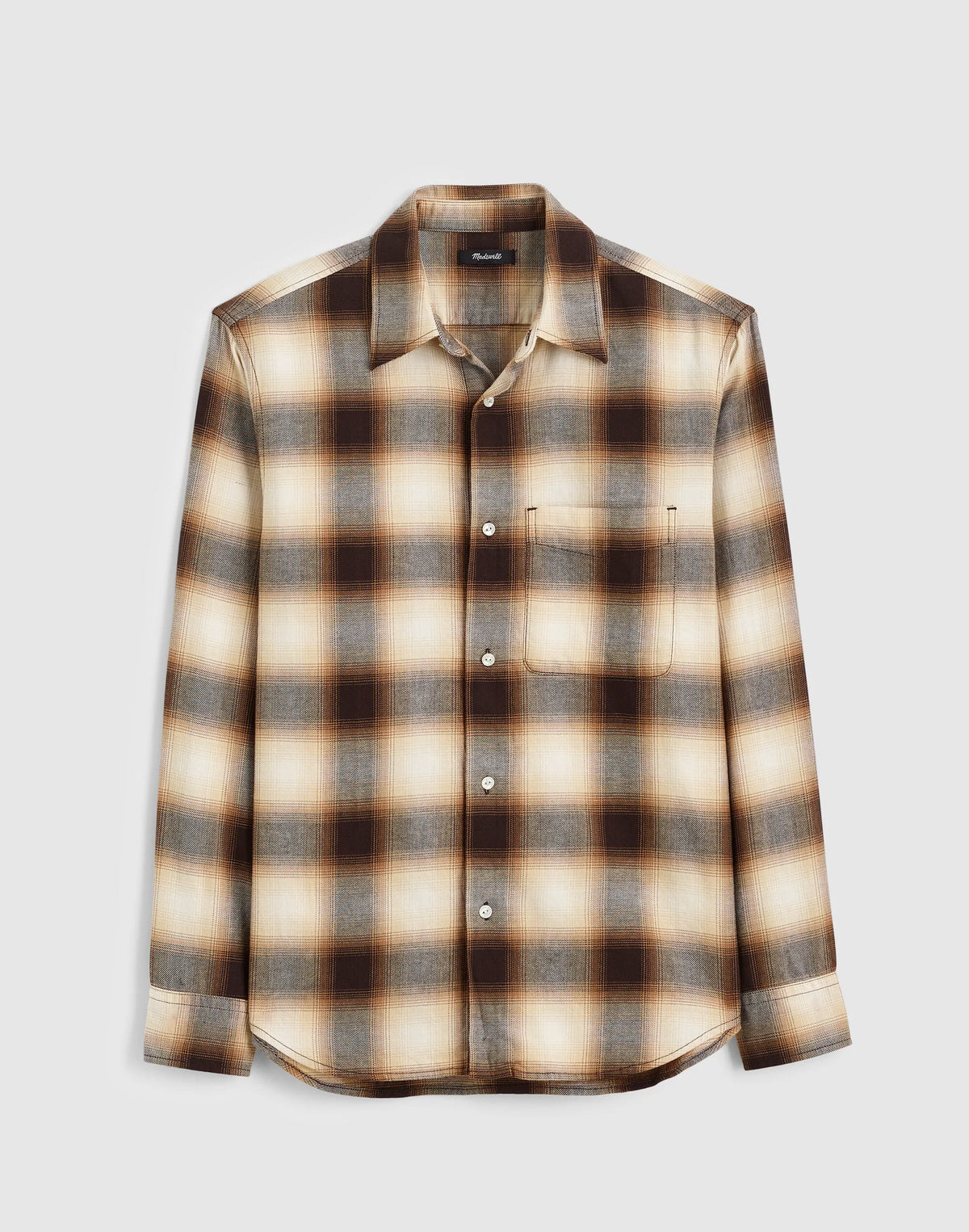 RICH CAMEL FADE PLAID