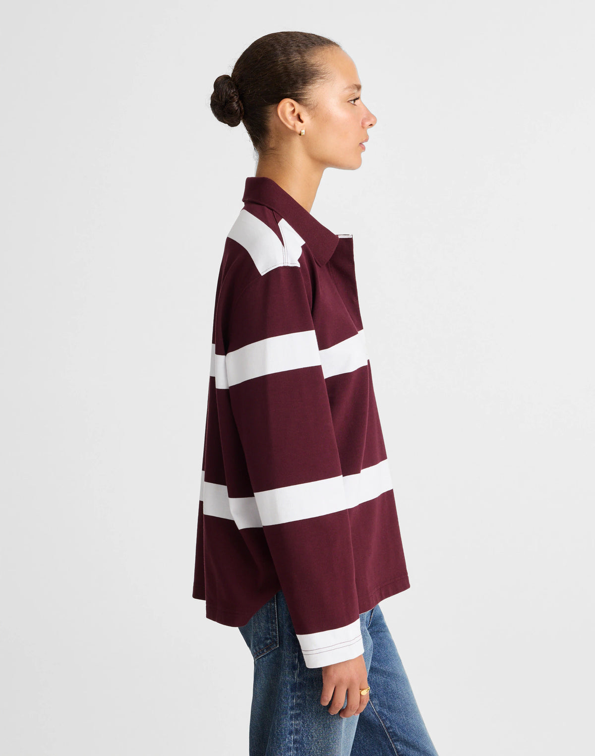 OVERSIZED RUGBY STRIPE DK